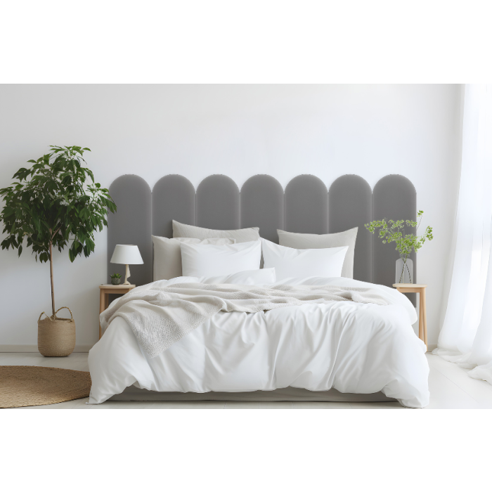 Polsterpaneel Magic Velvet Grau 20 cm